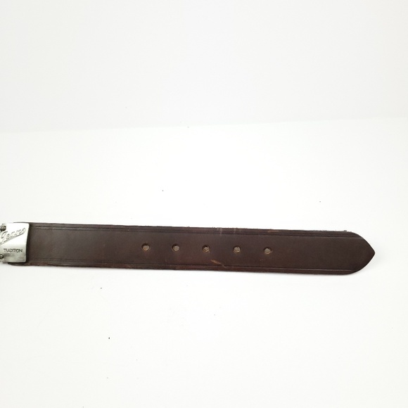 Vintage Guess Jeans Brown Leather Belt size L main image 6